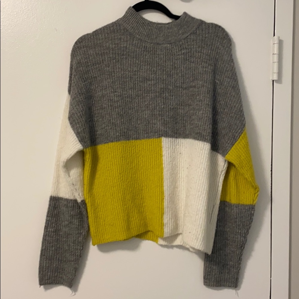 Colorblock sweater